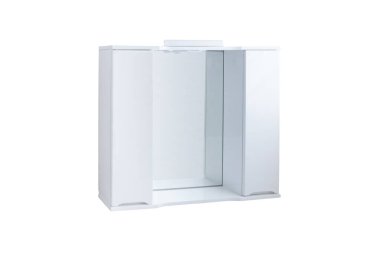 Beyaz arka planda güzel beyaz bir ayna. Mutfakta ya da banyoda beyaz ayna var. Evin güzel tasarımı..