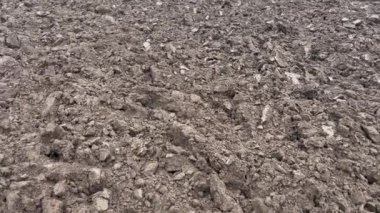 Kaba dokuyu ve kurak koşulları gösteren kuru, çatlamış bir toprak yığını. Tarlada çeşitli tarımsal mahsulleri destekleyecek güzel bir kara toprak. Buğday, mısır, kolza tohumu yetiştirmek için toprak