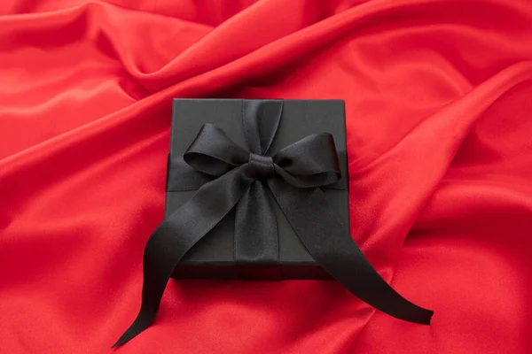 Black Friday Sale Christmas Presenta Concepto Caja Regalo Con Cinta —  Fotos de Stock
