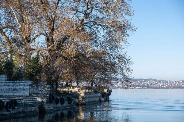 Greece Ioannina City Pamvotis Lake Epirus View Giannena Ali Pasha — Stock Photo, Image