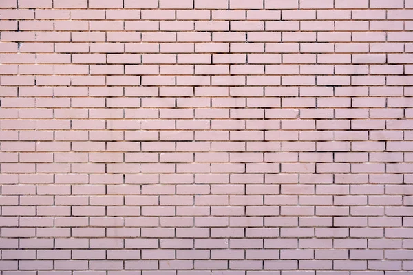 Empty Brickwall Background Texture Brickwork Row Pink Color Brick Building — Stock Photo, Image