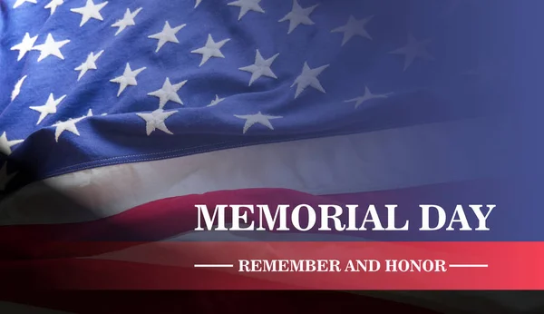 Ημέρα Μνήμης Θυμάστε Και Τιμήσει Κείμενο Στο Φόντο Σημαία Των — Φωτογραφία Αρχείου