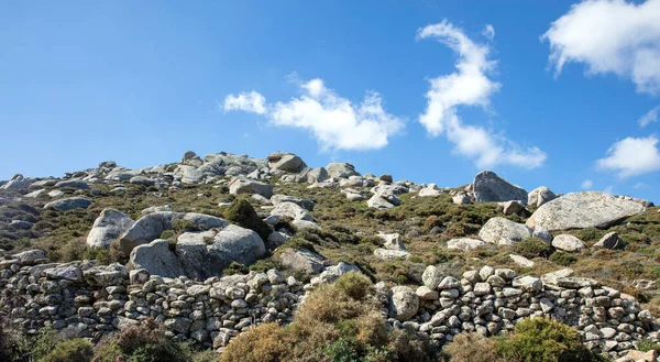 Extraterrestrial Landscape Huge Granite Volcanic Rock Volax Village Tinos Island — Stock Photo, Image