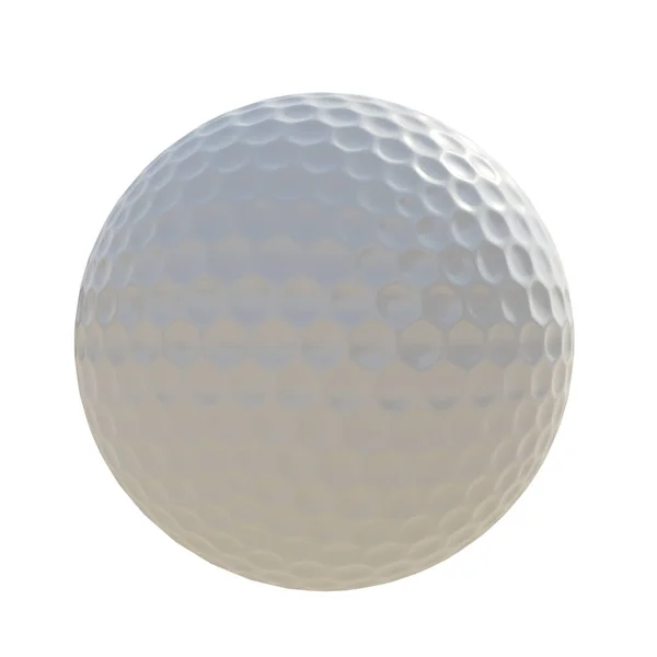 白い背景で隔離のゴルフボール — ストック写真