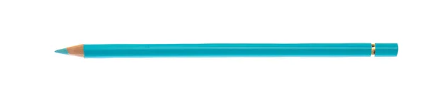 Modrá Barva Tužka Izolované Transparentní Školní Výtvarné Dodávky Děti Kreativita — Stock fotografie