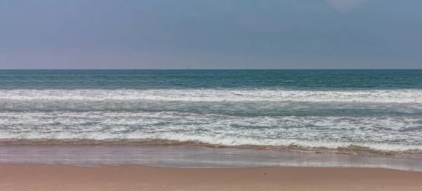 Prázdná Písečná Pláž Benátkách Pobřeží Tichého Oceánu Los Angeles Kalifornie — Stock fotografie