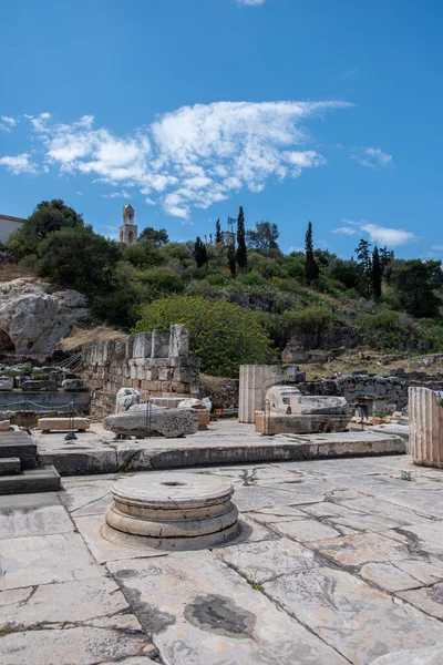 Site Archéologique Eleusis Destination Attique Grèce Grande Propylaée Porte Entrée — Photo