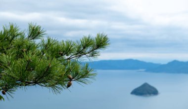 Japonya, Miyajima adasından Seto Denizi manzarası, Misen Dağı 'na bakış açısı