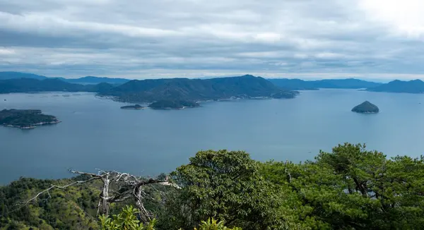 stock image Japan, Seto Inland Sea view from Miyajima island, viewpoint on mount Misen