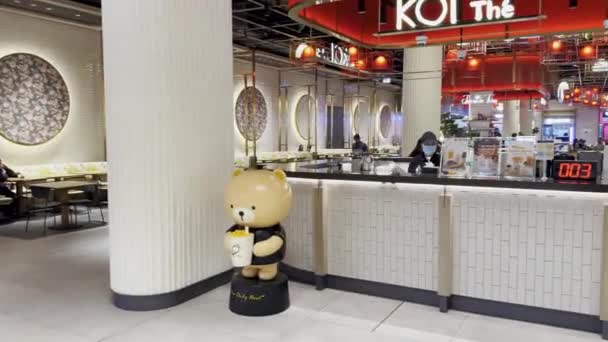 Очарование Чайнатауна Dubai Malldescriptionexplore Яркое Дополнение Dubai Mall Chinatown Посвященному — стоковое видео