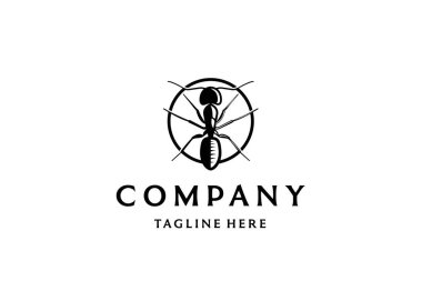 Kara Bahçe Karınca Logosu Şablonu