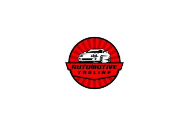 JDM Japon Araba Tasarımı Logo Amblemi İlham Vektörü