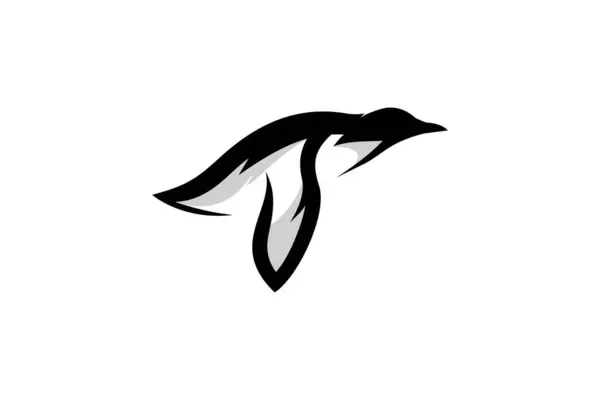 Kanada Antartika Murre Kuş Başı Logo Vektör Tasarımı 