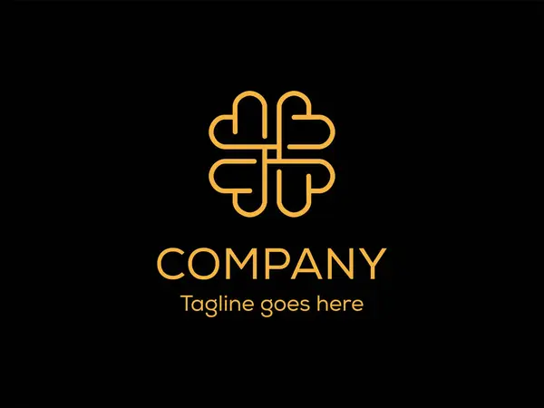 Kalp Çizgisi Simgesi Resim Alfabesi Tasarımı Yaratıcı Element Kara Arkaplan