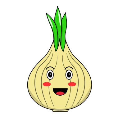 Soğanlı Kek El Çizilmiş Maskot Logosu