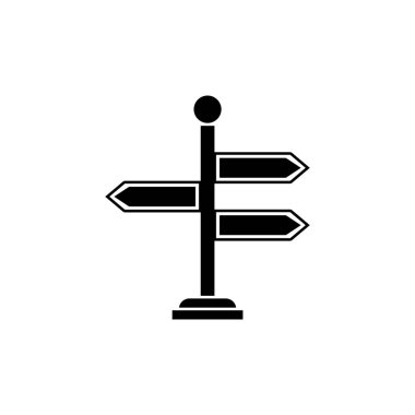 İmza noktası vektör simgesi. Ok simgesi. Vektör silueti. Sembol, logo çizimi. Web simgesi.