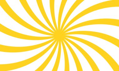 Sarı gündoğumu vektör arka planı. Güneş doğuyor. Güneş ışığı ya da güneş ışığı. Vektör 10 Eps.