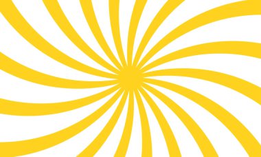 Sarı gündoğumu vektör arka planı. Güneş doğuyor. Güneş ışığı ya da güneş ışığı. Vektör 10 Eps.