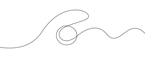 Sürekli bir tenis topu çizgisi. El çizim topu. Spor oyunu.