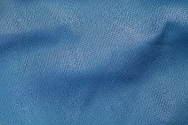 Soyut kumaş arkaplan, mavi kumaş kumaş arkaplan, buruşuk mavi kumaş arkaplan dokusu