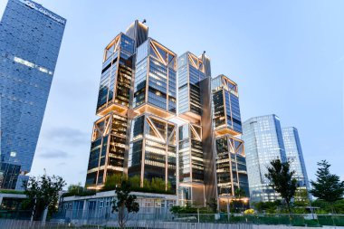 New York şehrinin modern binası