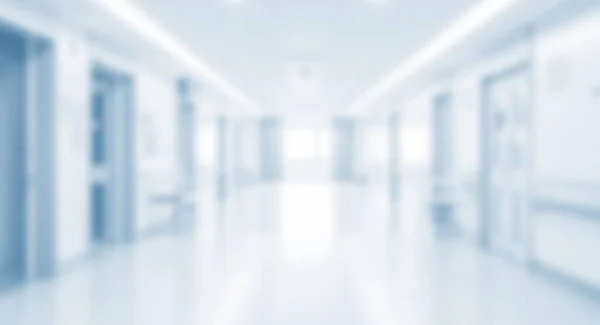 廊下からの白いぼかし抽象的な背景 — ストック写真