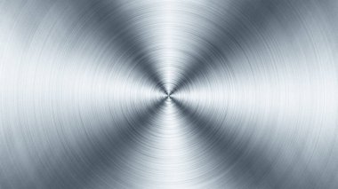 Radyal ışık efektli metal gümüş desen