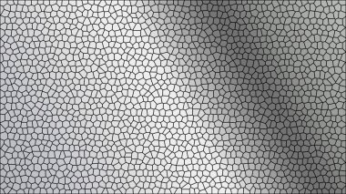 Gri tonda birbiriyle bağlantılı küçük organik şekillerin soyut deseni