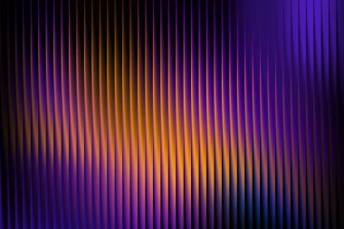 Pembe, turuncu ve sarı renkli dikey ışık çizgileriyle dokulu bir arka plan, derinlik ve hareket hissi yaratıyor..