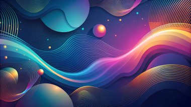 High-Resolution Abstract Background with Gradient Colors clipart