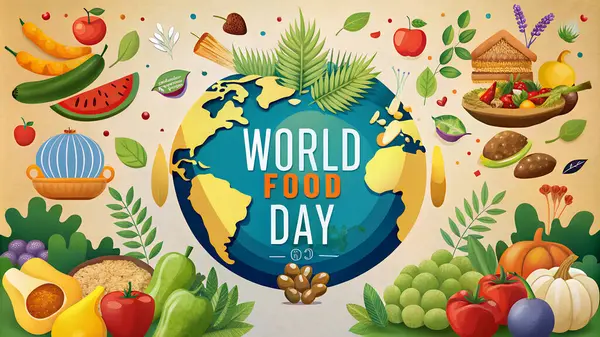 stock image Download World Food Day 2024 Poster Design for Campaigns