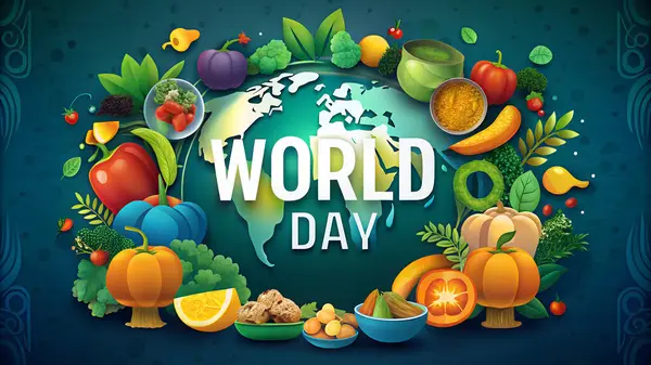 stock image World Food Day 2024 Campaign Poster Design for Download