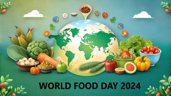 stock image World Food Day 2024 Editable Poster Design Download