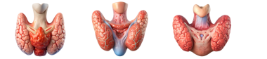 Anatomik olarak doğru tiroid bezi temiz beyaz arkaplan PNG Biçimi İndirmesi