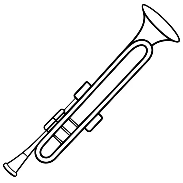 Klasik Trombon Aracı Müzik ve Caz Projeleri İllüstrasyonu