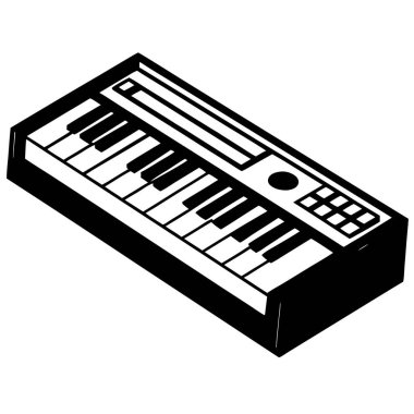 Creative Synthesizer Design Perfect for Electronic Music Projects clipart