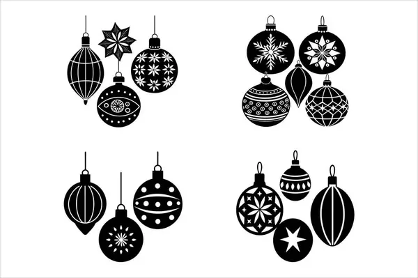 Festival Dekorasyonu için Renkli Noel Süslemeleri