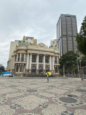 Rio de Janeiro, RJ, 31 / 05 / 2024 - Rio de Janeiro şehir merkezinin görüntüsü. Brezilya.