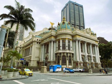 Rio de Janeiro, RJ, 31 / 05 / 2024 - Rio de Janeiro şehir merkezinin görüntüsü, Brezilya.