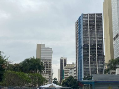 Rio de Janeiro, RJ, 31 / 05 / 2024 - Rio de Janeiro şehir merkezinin görüntüsü, Brezilya.