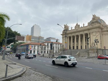 Rio de Janeiro, RJ, 31 / 05 / 2024 - Rio de Janeiro şehir merkezinin görüntüsü, Brezilya.