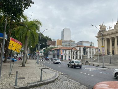 Rio de Janeiro, RJ, 31 / 05 / 2024 - Rio de Janeiro şehir merkezinin görüntüsü, Brezilya.