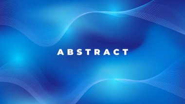 Strip Dynamic Modern Kapak Tasarımı Mavi, Dinamik ve Minimalist Soyut Arkaplan