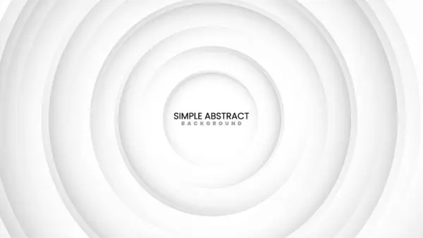 İnce Çember Gölgeli Minimalist Beyaz Arkaplan