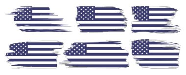 American Flag Silhouette, grunge USA bayrak seti vektör, grunge, bayrak, siluet, bağımsızlık, 4 Temmuz, 4 Temmuz, bayrak silueti