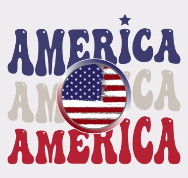 Amerika, Birleşik Devletler, Vatansever, Özgürlük, Yıldızlar ve Çizgiler, Dalgalı Harfler