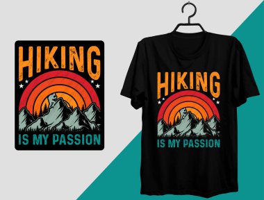 Yürüyüş benim tutkulu tişört tasarımımdır.