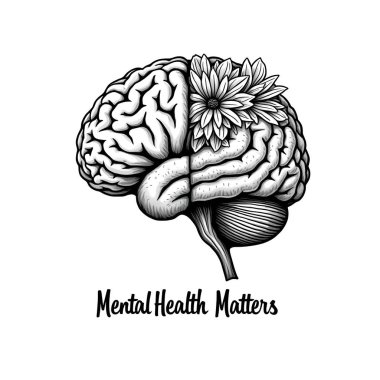 Akıl sağlığı sorunları, beyin silueti