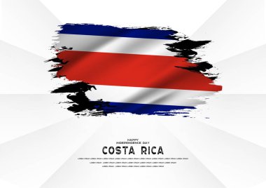 Bağımsızlık Günün kutlu olsun Kosta Rika, Kosta Rika bayrağı