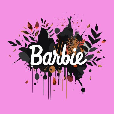 Hadi Barbie parti yapalım Barbie vektör tasarımı t-shirt kapüşonlu klip sanatı ya da çok amaçlı